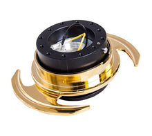 Load image into Gallery viewer, NRG Quick Release Kit Gen 3.0 - Black Body / Chrome Gold Ring w/Handles - Corvette Realm