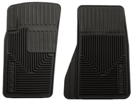 Husky Liners 07-11 Jeep Wrangler (Base/Unlimited)/02-07 Liberty Heavy Duty Black Front Floor Mats - Corvette Realm
