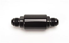 Load image into Gallery viewer, Russell Performance Black Anodized (3-1/4in Length 1-1/4in dia. -8 male inlet/outlet) - Corvette Realm
