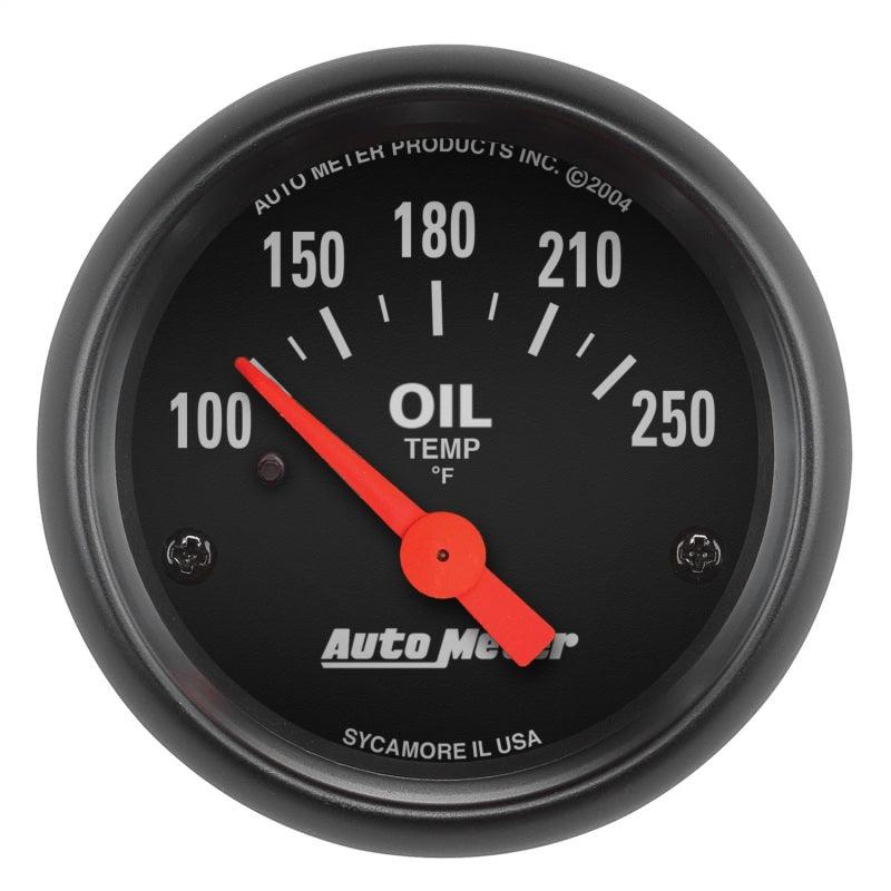 Autometer Z-Series 52mm 100-250 Degrees F. SSE Oil Temp Gauge - Corvette Realm