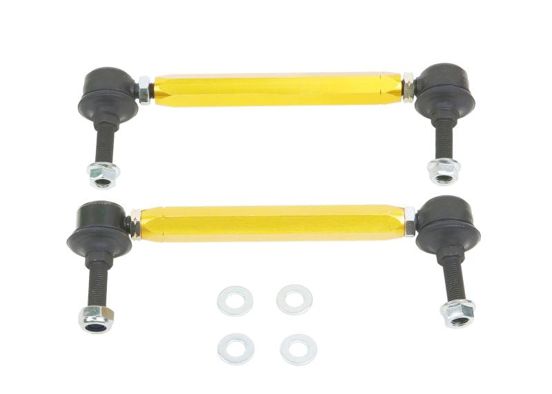 Whiteline Universal Swaybar Link Kit-Heavy Duty Adj Steel Ball w/ 10mm Ball/Ball - Corvette Realm