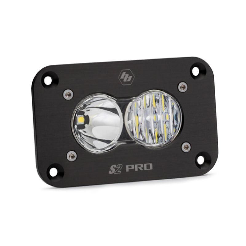 Baja Designs S2 Pro Flush Mount Driving Combo Pattern LED Work Light - Clear - Corvette Realm