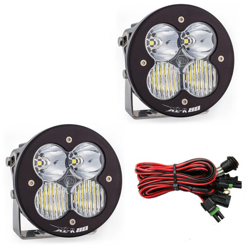 Baja Designs XL R 80 Series Driving Combo Pattern Pair LED Light Pods - Corvette Realm