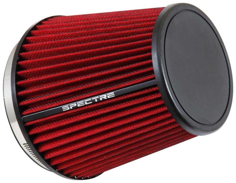 Spectre HPR Conical Air Filter 6in. Flange ID / 7.313in. Base OD / 7in. Tall - Red - Corvette Realm