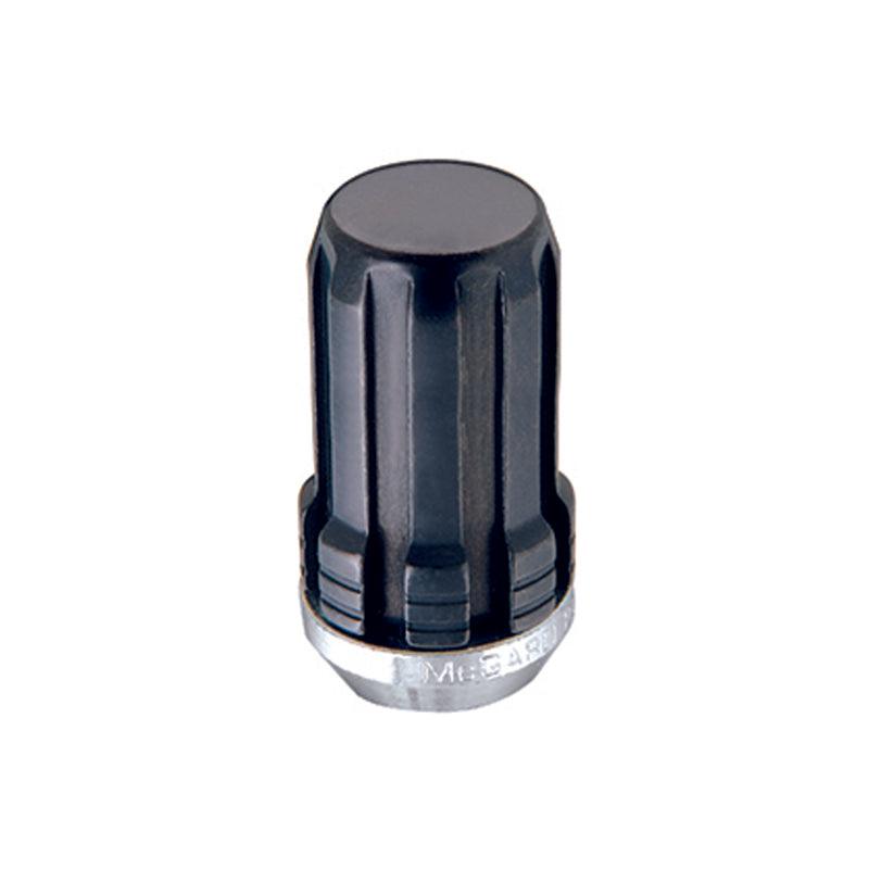 McGard SplineDrive Lug Nut (Cone Seat) M14X1.5 / 1.648in. Length (4-Pack) - Black (Req. Tool) - Corvette Realm