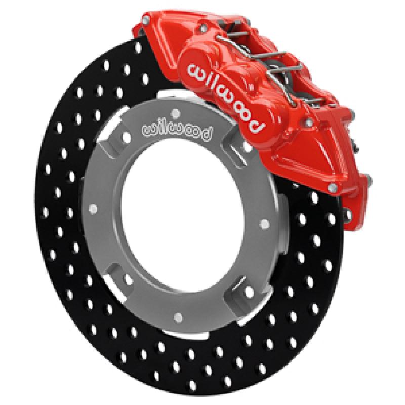 Wilwood 17-21 Can-Am X3RS Red 6-Piston Front Kit 11.25in - Drilled Rotors - Corvette Realm