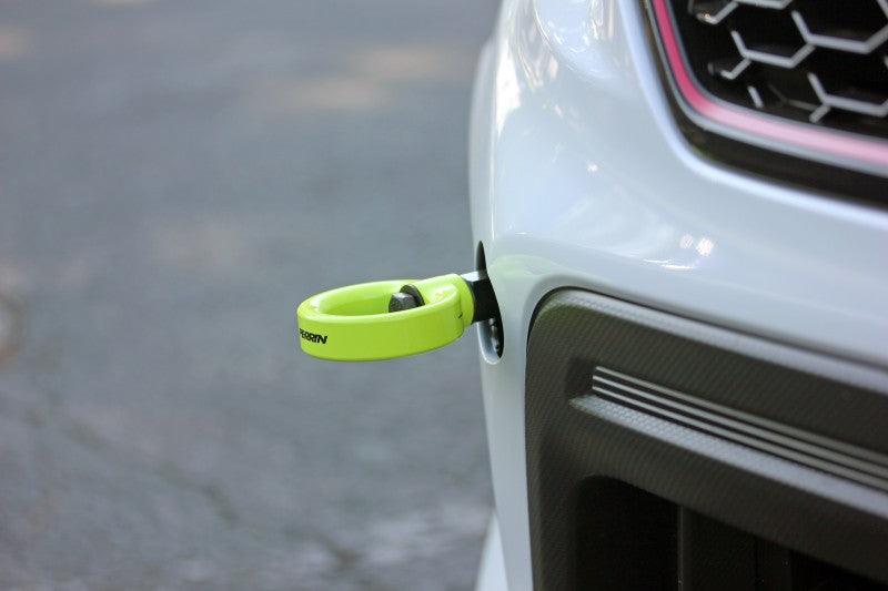 Perrin 18-21 WRX/STI / 13-20 BRZ / 17-20 Toyota 86 Front Tow Hook Kit - Neon Yellow - Corvette Realm