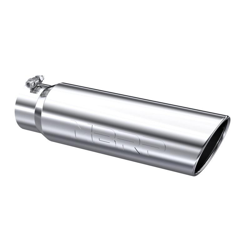 MBRP Universal 5in OD Angled Rolled End 4in Inlet 18in Lgth T304 Exhaust Tip - Corvette Realm