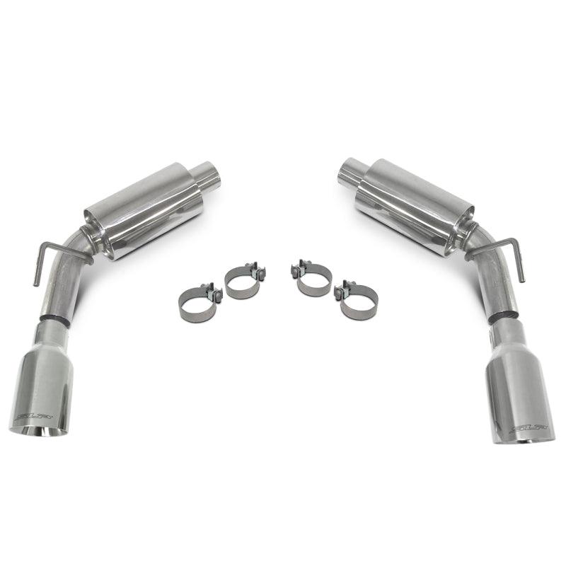 SLP 2010-2015 Chevrolet Camaro 6.2L LoudMouth II Axle-Back Exhaust w/ 4in Tips - Corvette Realm