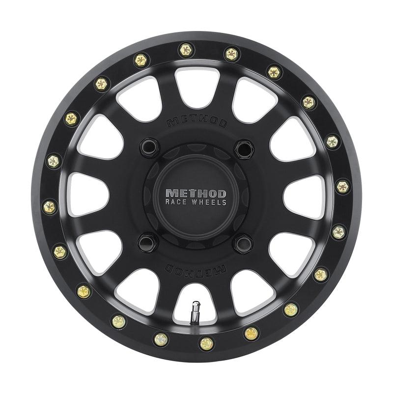 Method MR401 UTV Beadlock 15x6 / 5+1/53mm Offset / 4x156 / 132mm CB Matte Black Wheel - Corvette Realm