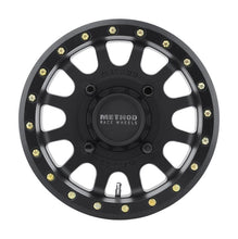 Load image into Gallery viewer, Method MR401 UTV Beadlock 15x6 / 5+1/53mm Offset / 4x156 / 132mm CB Matte Black Wheel - Corvette Realm