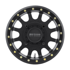 Method MR401 UTV Beadlock 15x6 / 5+1/53mm Offset / 4x156 / 132mm CB Matte Black Wheel - Corvette Realm