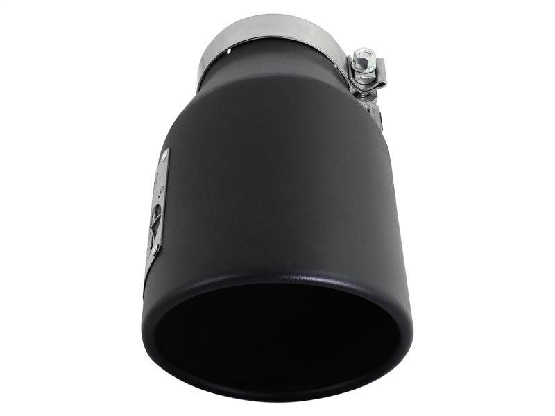 aFe Diesel Exhaust Tip Bolt On Black 4in Inlex x 6in Outlet x 12in - Corvette Realm