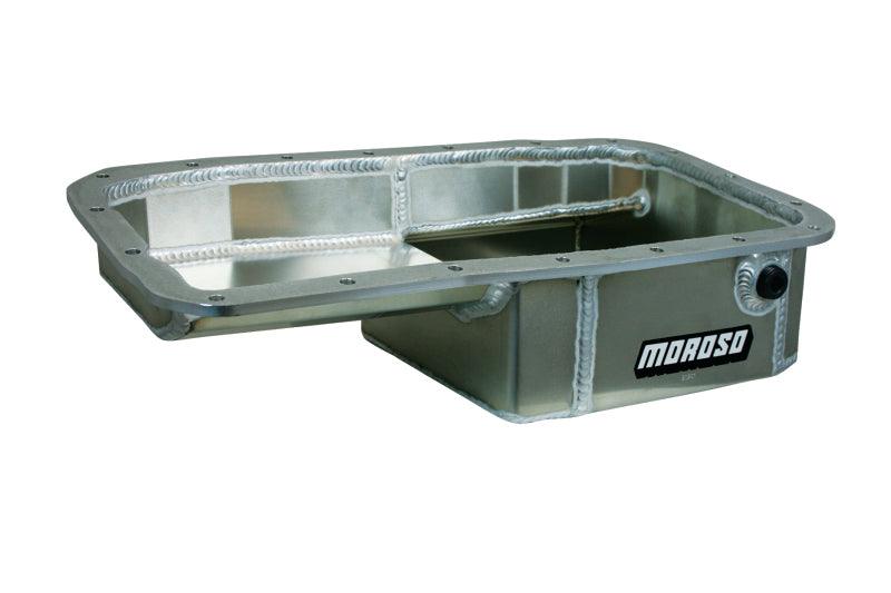 Moroso Acura/Honda 1.6L B16A3 Kicked Out Drag Race Baffled 5qt 5-5/8in Aluminum Oil Pan - Corvette Realm