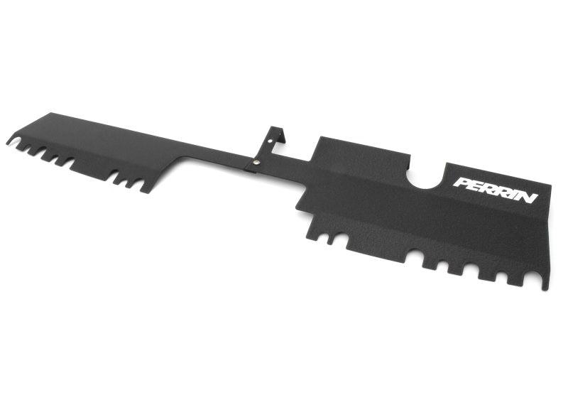 Perrin 15-21 WRX/STI Radiator Shroud (With OEM Intake Scoop) - Black - Corvette Realm