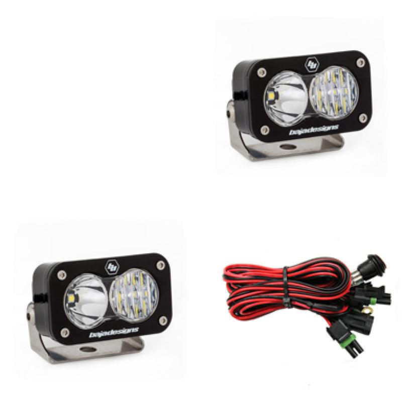 Baja Designs S2 Pro Series LED Light Pods Driving Combo Pattern - Pair - Corvette Realm