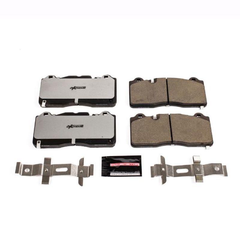 Power Stop 16-19 Cadillac CTS Front Z26 Extreme Street Brake Pads w/Hardware - Corvette Realm