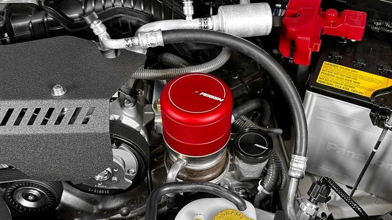 Perrin 2015+ Subaru WRX/STI Oil Filter Cover - Red - Corvette Realm