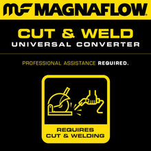 Load image into Gallery viewer, MagnaFlow Conv Univ 2.25in Inlet/Outlet Center/Center Round - Corvette Realm
