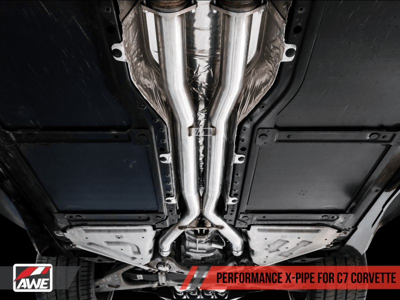 AWE Tuning 14-19 Chevy Corvette C7 Z06/ZR1 Touring Edition Axle-Back Exhaust w/Black Tips - Corvette Realm
