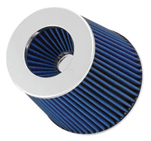 Load image into Gallery viewer, Spectre Adjustable Conical Air Filter 5-1/2in. Tall (Fits 3in. / 3-1/2in. / 4in. Tubes) - Blue - Corvette Realm