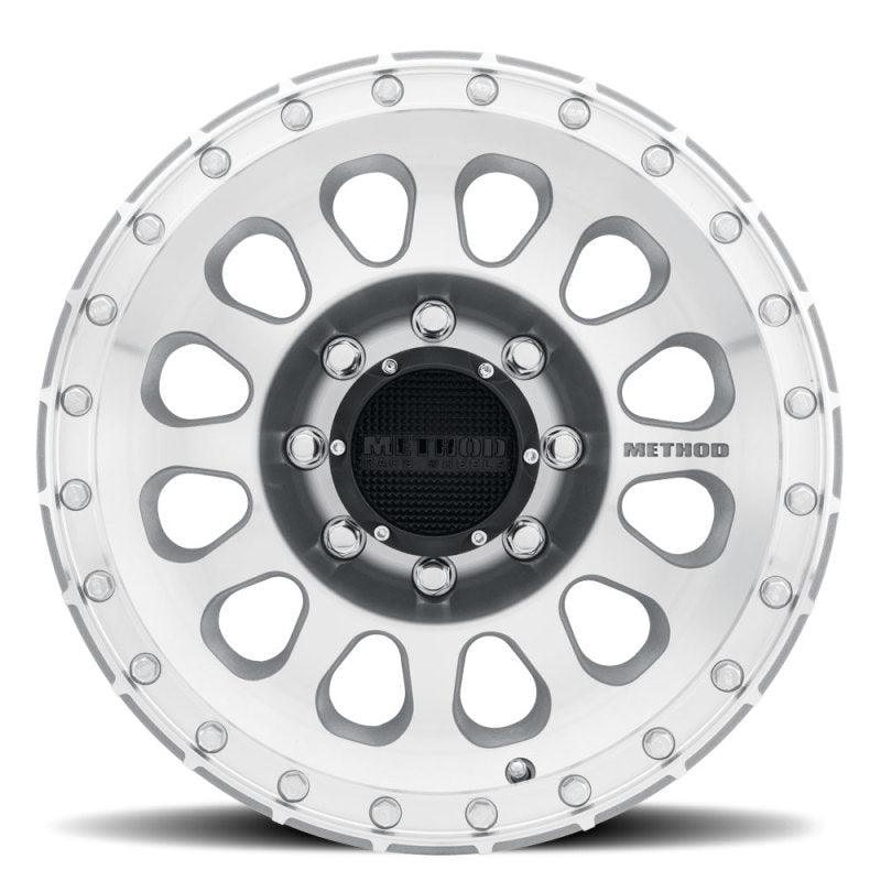 Method MR315 17x8.5 0mm Offset 8x6.5 130.81mm CB Machined/Clear Coat Wheel - Corvette Realm