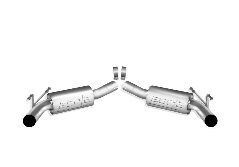 Borla 2010 Camaro 6.2L ATAK Exhaust System w/o Tips works With Factory Ground Effects Package (rear - Corvette Realm