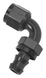 Russell Performance -10 AN Twist-Lok 90 Degree Hose End (Black) - Corvette Realm