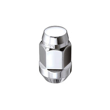 Load image into Gallery viewer, McGard Hex Lug Nut (Cone Seat Bulge Style) M12X1.5 / 3/4 Hex / 1.45in. Length (4-Pack) - Chrome - Corvette Realm