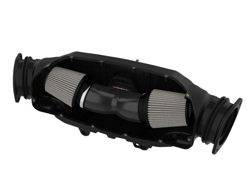 aFe 2020 Corvette C8 Black Series Carbon Fiber Cold Air Intake System With Pro DRY S Filters - Corvette Realm