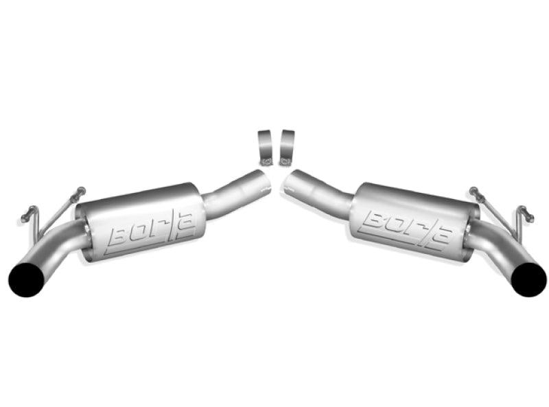Borla 2010 Camaro 6.2L ATAK Exhaust System w/o Tips works With Factory Ground Effects Package (rear - Corvette Realm