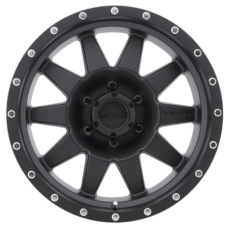 Method MR301 The Standard 17x8.5 0mm Offset 6x5.5 108mm CB Matte Black Wheel - Corvette Realm