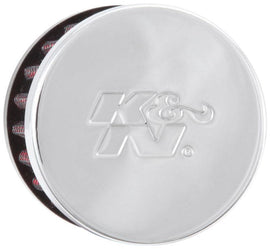 K&N Clamp On Rubber Base Crankcase Vent Filter 0.5in Flange ID 2in OD 1.5in Height - Corvette Realm