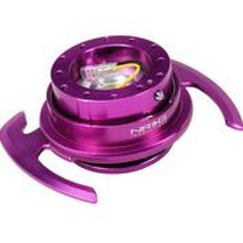 Load image into Gallery viewer, NRG Quick Release Kit Gen 4.0 - Purple Body / Purple Ring w/ Handles - Corvette Realm