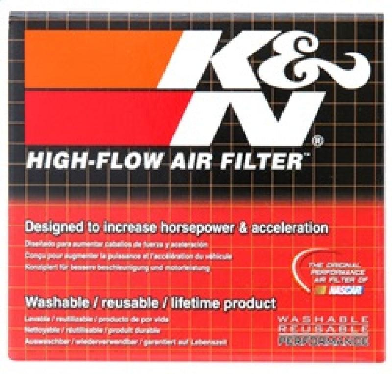 K&N Universal Air Filter - 2-7/16in Flange x 3-1/2in OD x 4in Height - Corvette Realm