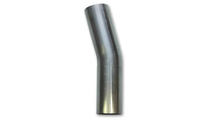 Vibrant 2in O.D. T304 SS 15 deg Mandrel Bend 4in x 4in leg lengths (2in Centerline Radius) - Corvette Realm
