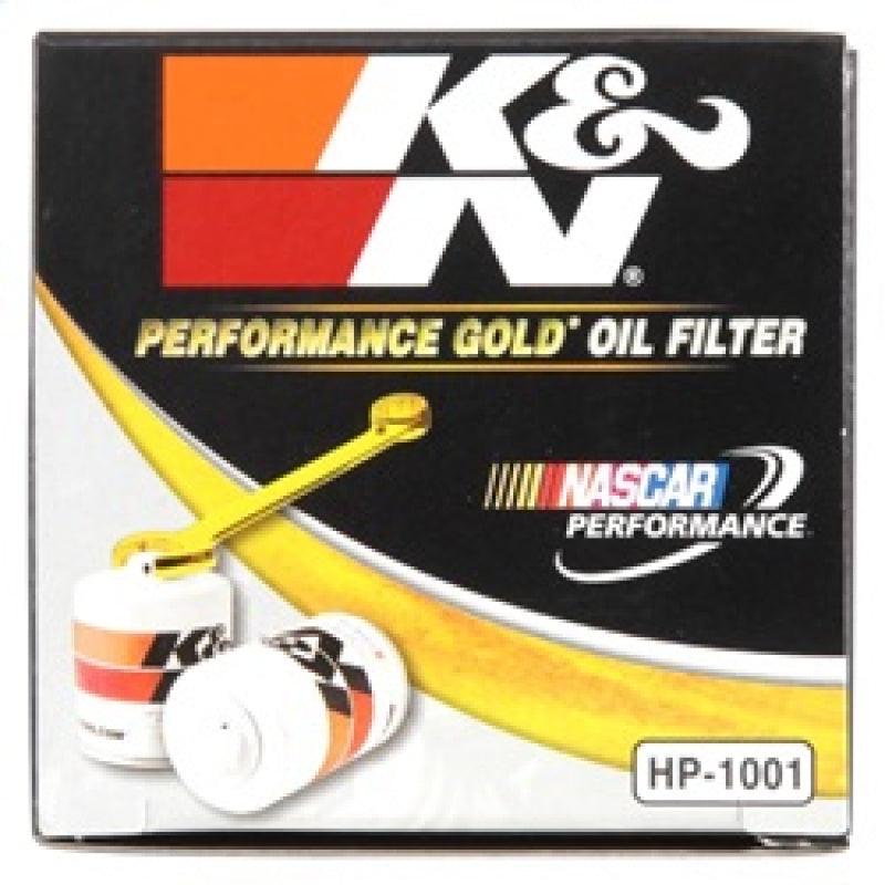 K&N Chevy / Pontiac / GMC / Buick Performance Gold Oil Filter - Corvette Realm