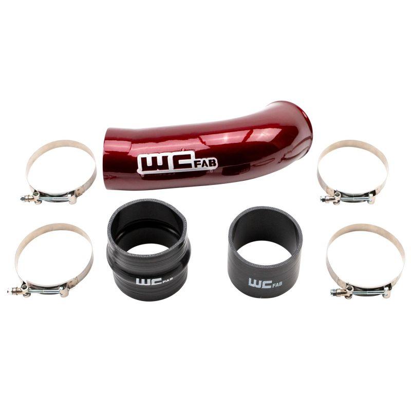 Wehrli 2020+ Chevrolet 6.6L L5P Duramax 4in Intake Pipe (Use w/OEM Air Box) - WCFab Red - Corvette Realm