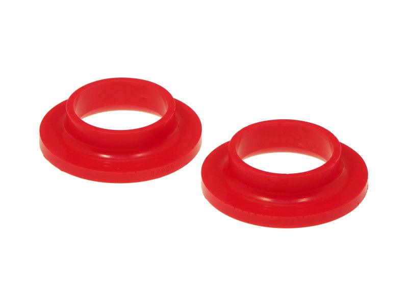 Prothane Universal Coil Spring Isolators - Pair - Red - Corvette Realm