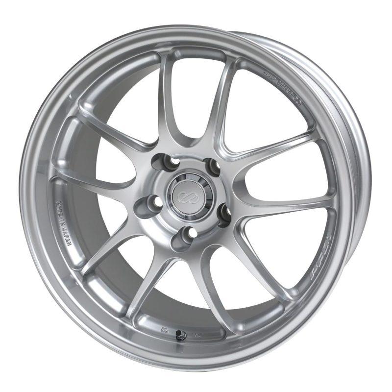 Enkei PF01 15x8 4x100 35mm Offset Silver Wheel - Corvette Realm