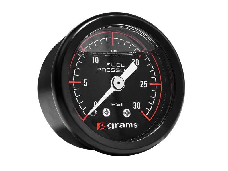 Grams Performance 0-30 PSI Fuel Pressure Gauge - Corvette Realm