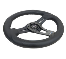 Load image into Gallery viewer, NRG Reinforced Steering Wheel (320mm) w/Carbon Center Spoke - Corvette Realm