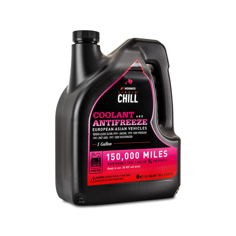 Mishimoto Liquid Chill EG Coolant, European/Asian Vehicles, Pink/Red - Corvette Realm