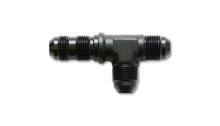 Load image into Gallery viewer, Vibrant -3AN Bulkhead Adapter Tee on Run Fittings - Anodized Black Only - Corvette Realm