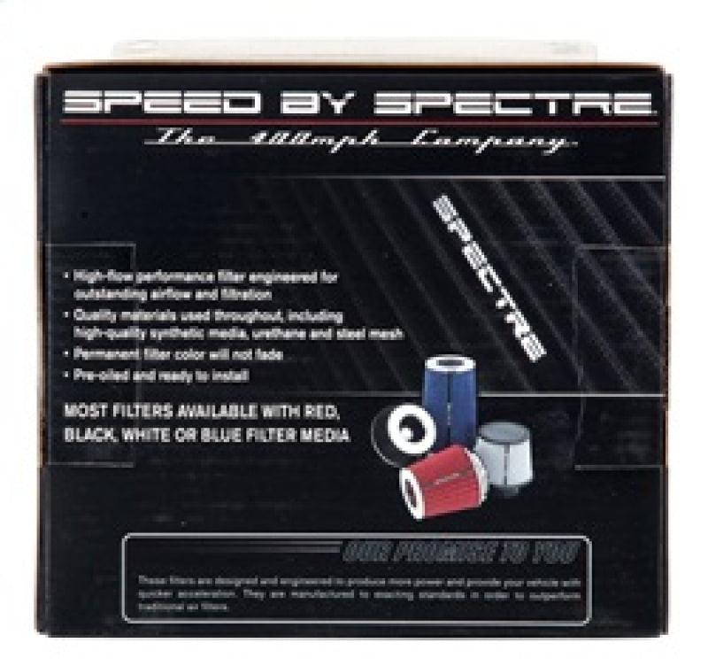 Spectre Adjustable Conical Air Filter 5-1/2in. Tall (Fits 3in. / 3-1/2in. / 4in. Tubes) - Black - Corvette Realm