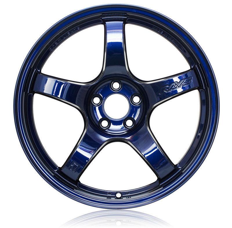 Gram Lights 57CR 18x9.5 +12 5x114.3 Eternal Blue Wheel - Corvette Realm
