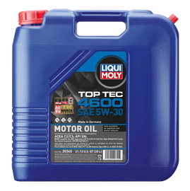 LIQUI MOLY 20L Top Tec 4600 Motor Oil SAE 5W30 - Corvette Realm