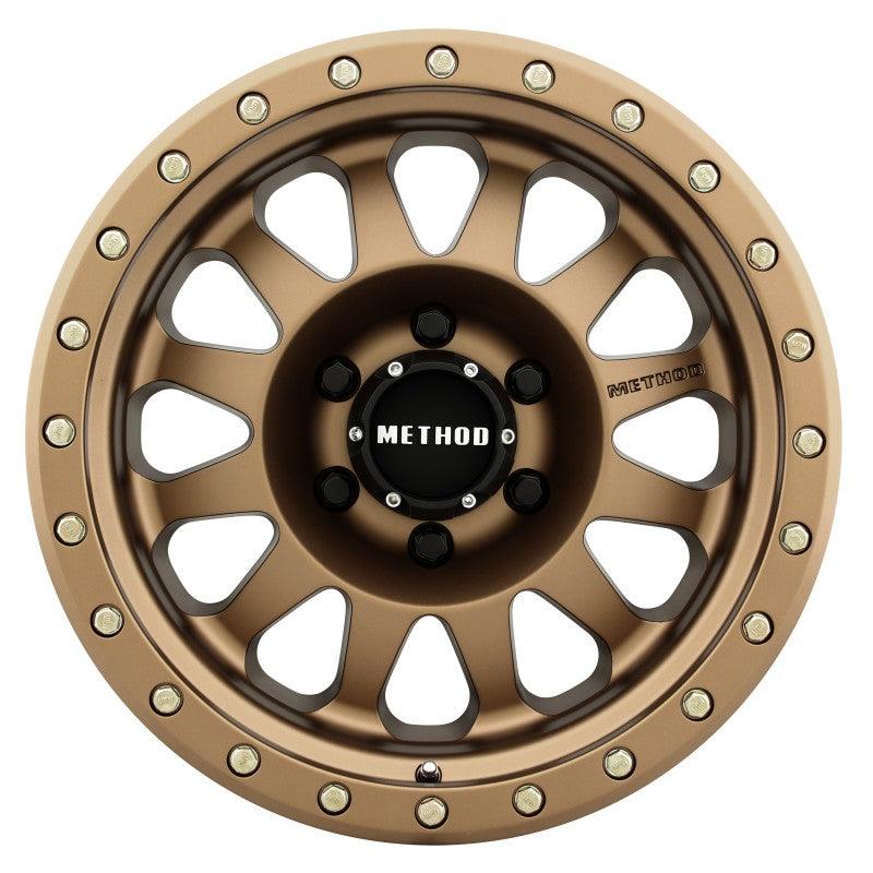 Method MR304 Double Standard 17x8.5 0mm Offset 6x5.5 108mm CB Method Bronze Wheel - Corvette Realm