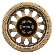 Load image into Gallery viewer, Method MR304 Double Standard 17x8.5 0mm Offset 6x5.5 108mm CB Method Bronze Wheel - Corvette Realm