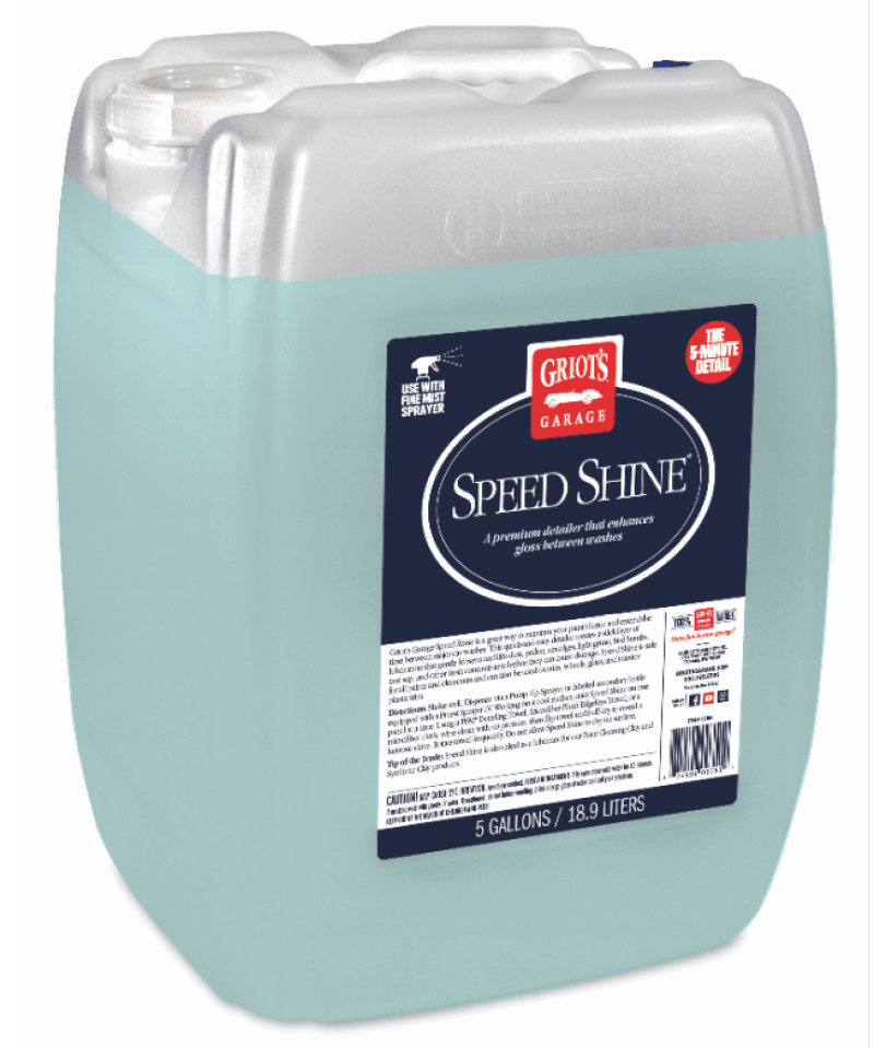 Griots Garage Speed Shine - 5 Gallons (Minimum Order Qty of 2 - No Drop Ship) - Corvette Realm